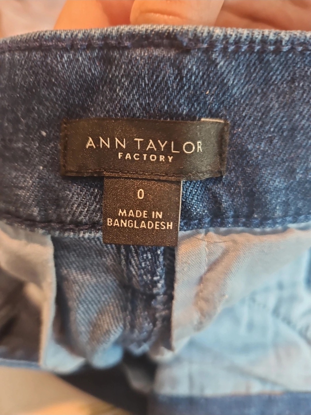 Ann Taylor Factory Dark Blue Slim Jeans